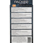 Packer Gear Boxer Brief Harness XL/2XL - Negro