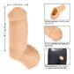 Embalador Gear STP de silicona extrasuave de 5" - Marfil