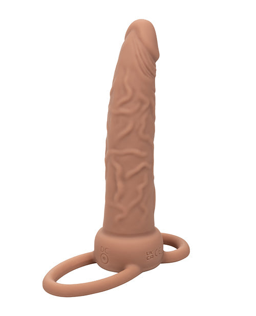 Double pénétrateur rechargeable Performance Maxx - Marron