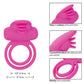 Potenciador de clítoris dual recargable de silicona - Rosa
