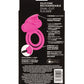 Potenciador de clítoris dual recargable de silicona - Rosa