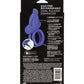 Anillos para pene de silicona recargables duales Couples Enhancers - Azul
