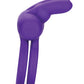 Potenciador de conejo Rockin' recargable de silicona - Morado