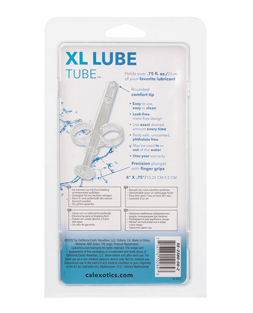 XL Lube Tube - Transparent