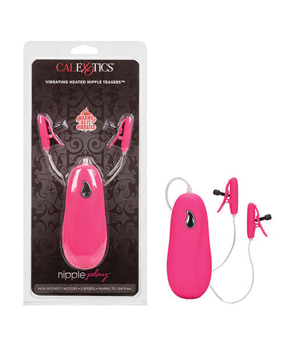 Juguete vibrador y calentador para pezones - Rosa