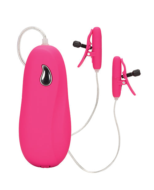 Juguete vibrador y calentador para pezones - Rosa