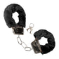 Menottes fourrure coquines - Noir