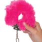 Poignets ultra-moelleux en fourrure - Rose