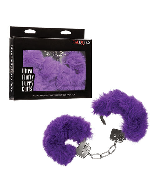 Poignets Ultra Doux en Fausse Fourrure - Violet