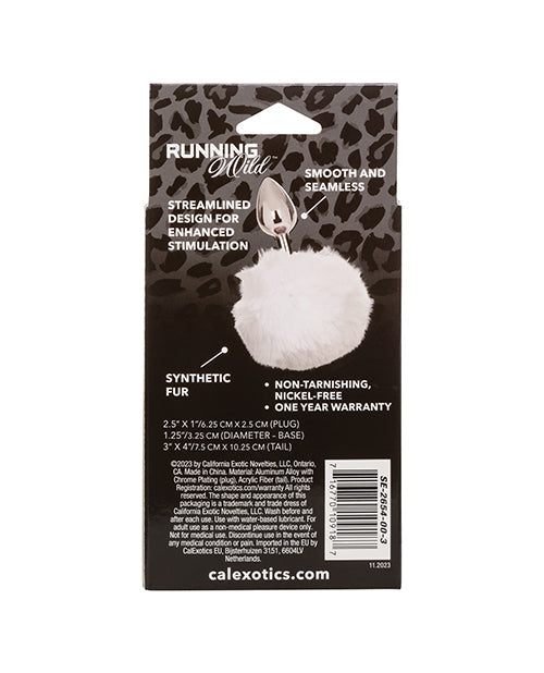 Sonda Anal de Conejo Blanco Silvestre de Cola Corriendo
