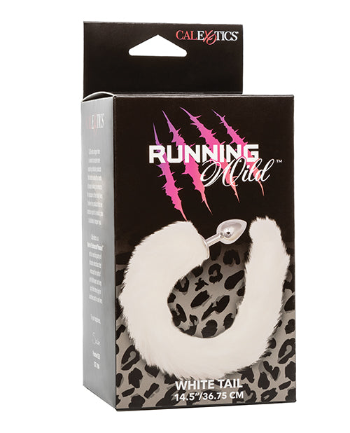 Sonda anal metálica Running Wild White Tail