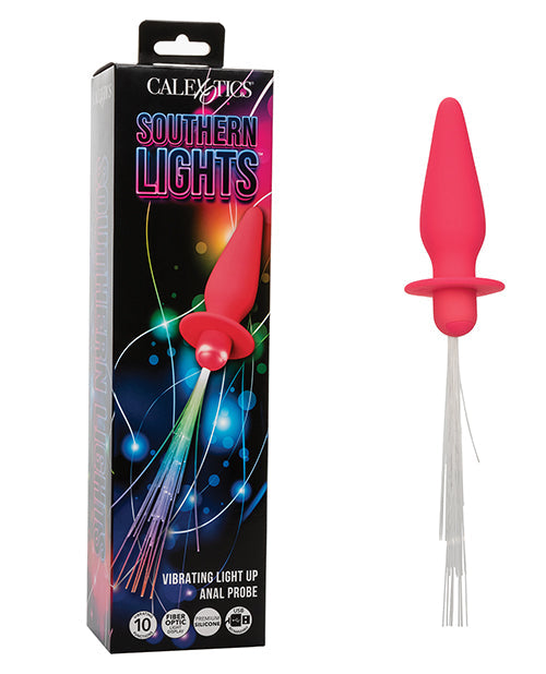 Southern Lights Vibrating Light Up Anal Probe - Pink