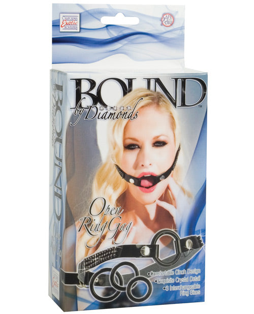 Mordaza de Anillo Abierto Bound by Diamonds - Negra