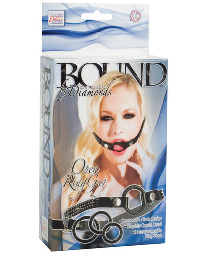 Mordaza de Anillo Abierto Bound by Diamonds - Negra