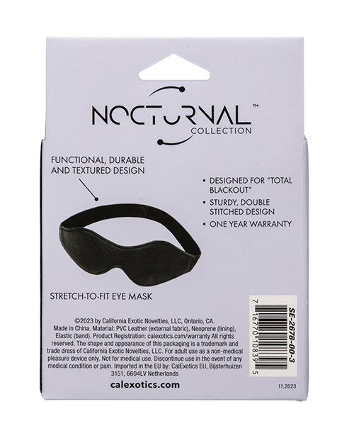 Antifaz elástico Nocturnal Collection - Negro