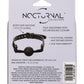Mordaza de bola de silicona Nocturnal Collection - Negra