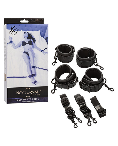 Restricciones de cama ajustables Nocturnal Collection - Negro