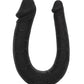 Gode Boundless AC-DC réaliste | Gode double face | Gode noir de 34 cm | Grand gode en silicone