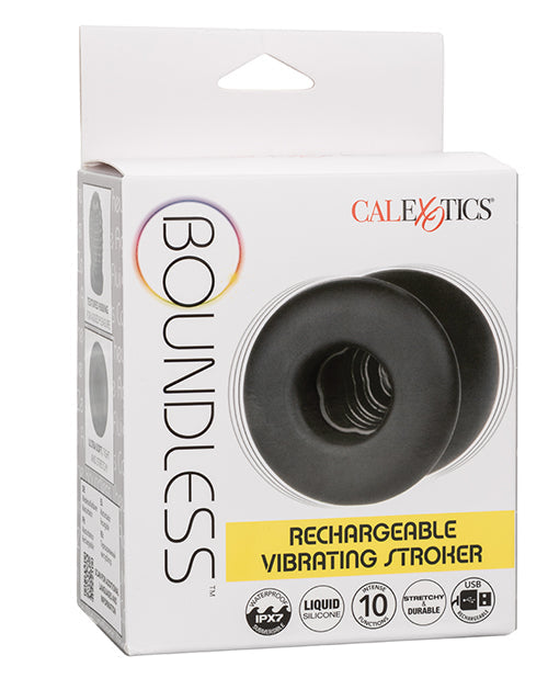 Masturbateur Vibrant Rechargeable Boundless - Noir
