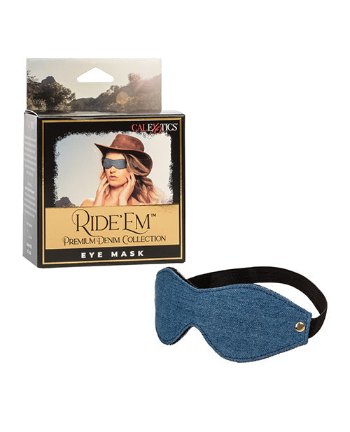Masque de nuit en jean premium Ride 'Em