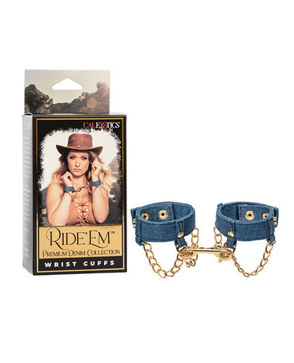 Puños de muñeca de la colección premium de mezclilla Ride 'Em