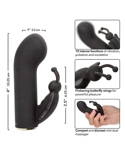 Vibrador Punto G Mariposa Raven - Negro