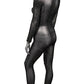 Radiance Crotchless Full Body Suit Black O/S