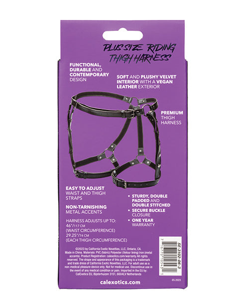 Harnais de cuisse d'équitation grande taille collection Euphoria