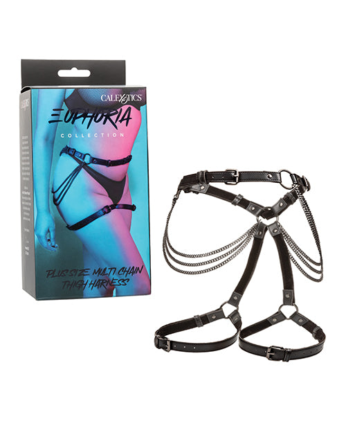 Arnés para muslo de cadena múltiple talla grande Euphoria Collection