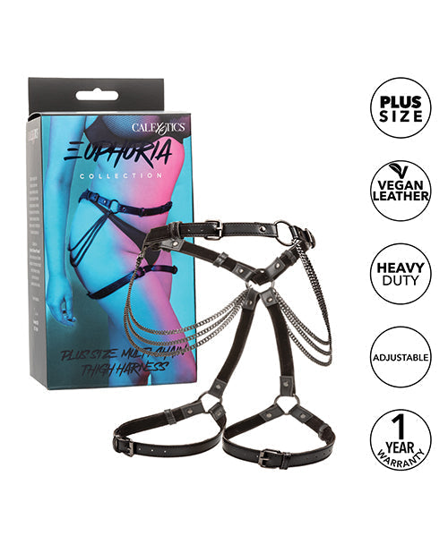 Arnés para muslo de cadena múltiple talla grande Euphoria Collection