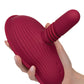 Vibreur télécommandé Dual Rider | Vibreur à poussée et frottement | Meilleur vibreur côtelé rouge 12x pour femmes