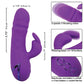 Dildo vibrador California Dreaming Thrusting | Vibrador morado Manhattan Beach Marvel de doble estimulación