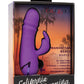 Dildo vibrador California Dreaming Thrusting | Vibrador morado Manhattan Beach Marvel de doble estimulación
