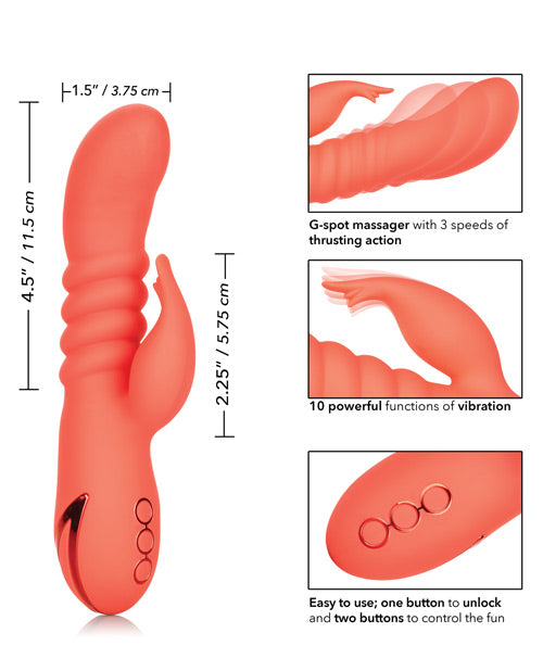Vibración del Punto G de California Dreaming | Vibrador de Empuje de Belleza del Condado de Orange | Mejor Vibrador para Mujeres