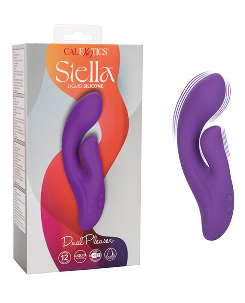 Stella Liquid Silicone Dual Plaisir - Violet