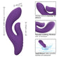 Stella Liquid Silicone Dual Plaisir - Violet