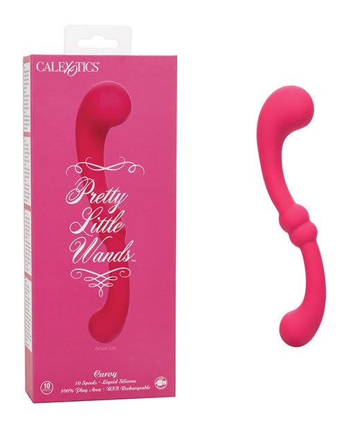Masajeador Curvy de Pretty Little Wands - Rosa