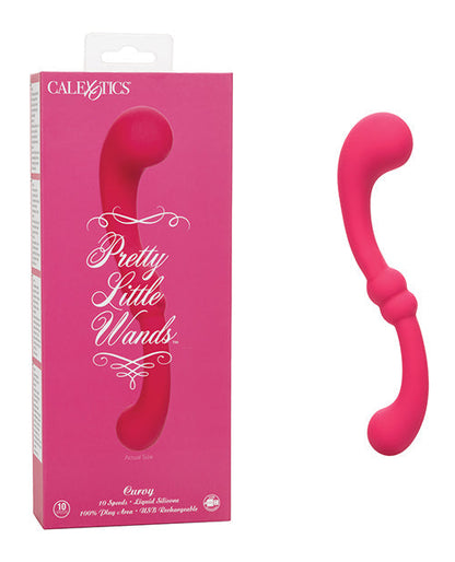 Masajeador Curvy de Pretty Little Wands - Rosa