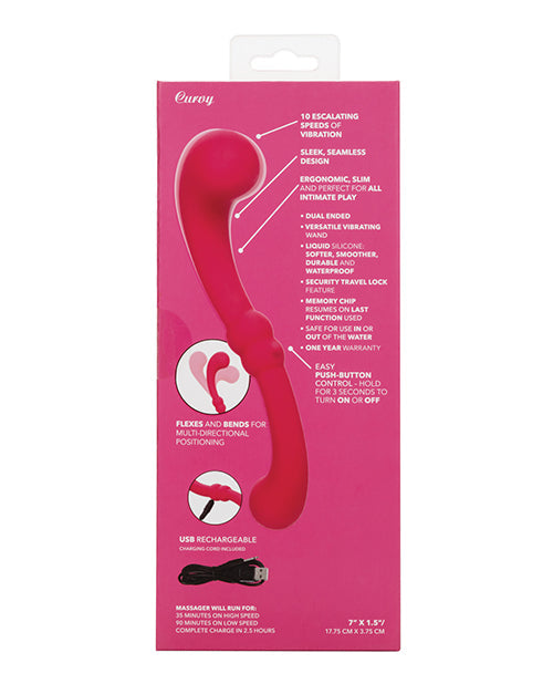 Masajeador Curvy de Pretty Little Wands - Rosa