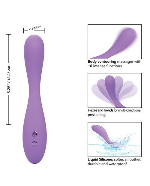 Masseur Semi-Flexible Contour - Violet