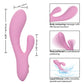 Masseur double flexible Contour Zoie - Rose