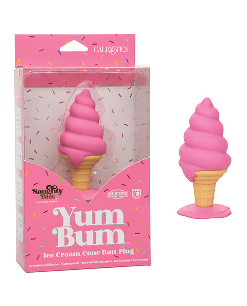 Naughty Bits Yum Bum Godemichet Cône de Crème Glacée - Rose