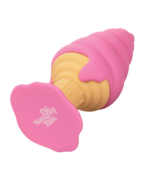 Naughty Bits Yum Bum Godemichet Cône de Crème Glacée - Rose
