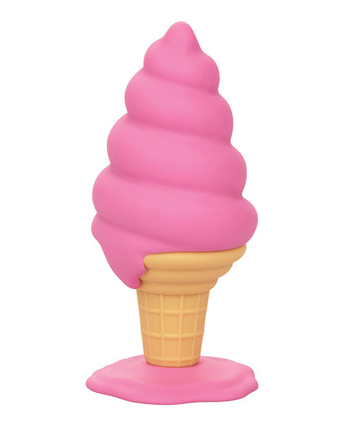 Naughty Bits Yum Bum Godemichet Cône de Crème Glacée - Rose