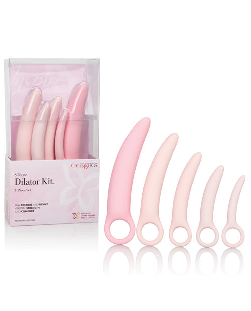 Coffret de 5 Dilatateurs en Silicone Inspire - Rose