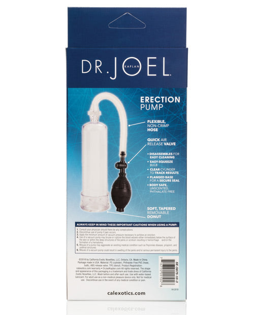 Bomba de erección Dr. Joel Kaplan - Transparente