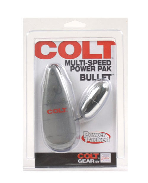 Balle vibrante multi-vitesses COLT Power Pak – Argent