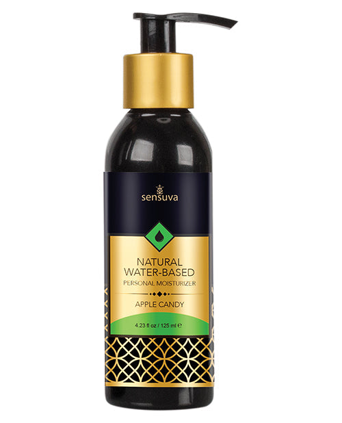 Lubrifiant personnel hydratant Sensuva naturel à base d'eau - 125 ml Pomme d'amour