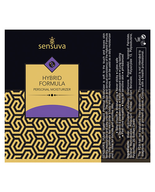 Hydratant personnel hybride Sensuva - 54 g, sans parfum
