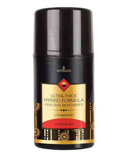 Sensuva Ultra Thick Hidratante Personal Híbrido - 1.7 oz Fresa